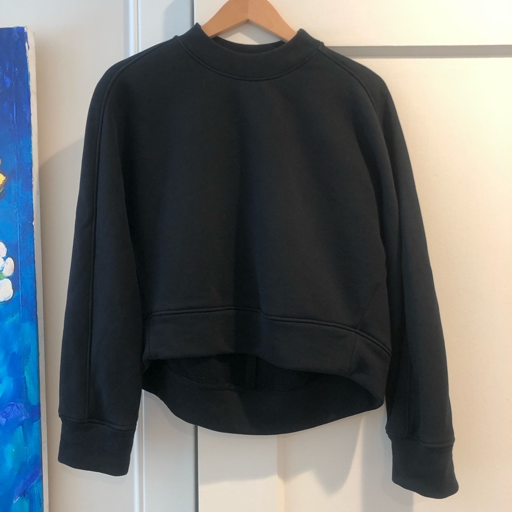 Balenciaga Black Crew Neck Sweatshirt